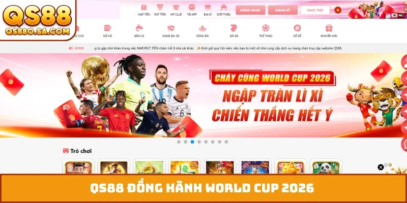 QS88 đồng hành World Cup 2026